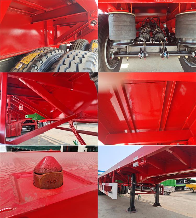 Dangote 12m Tri Axle Flatbed Trailer for Sale In Nigeria