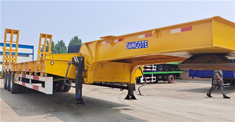 80 Ton Lowbed Semi Trailer for Sale in Nigeria
