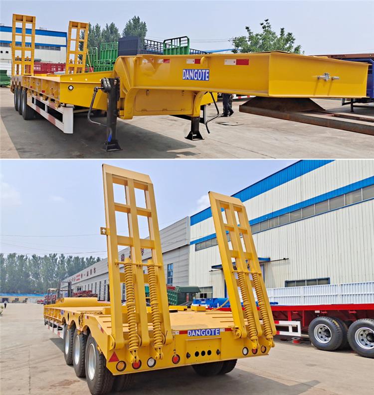 80 Ton Lowbed Semi Trailer for Sale in Nigeria