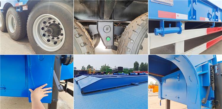 80 Ton Lowbed Semi Trailer for Sale in Nigeria