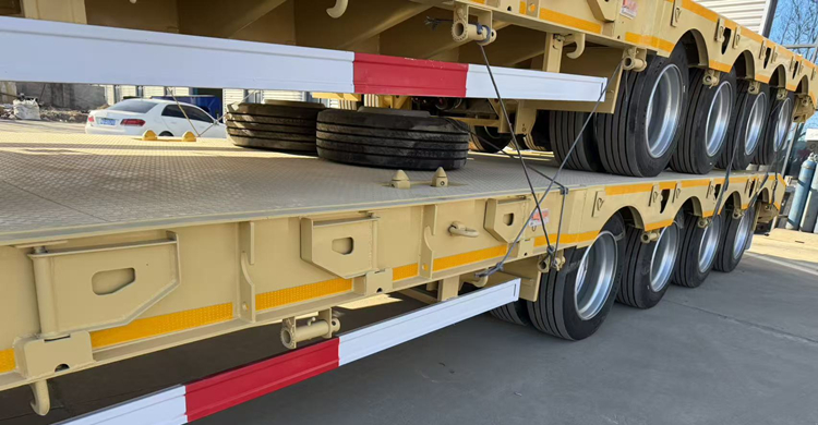 100 Ton Low Bed Trailer for Sale in Saudi Arabia
