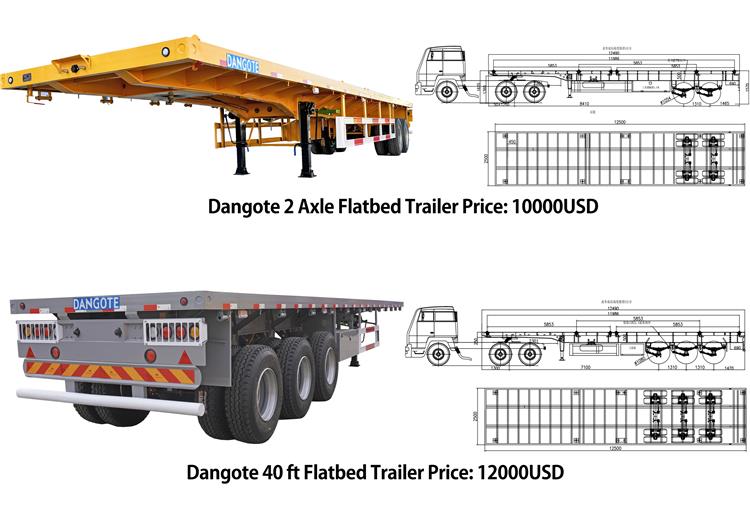 Dangote Trucks & Trailers in Nigeria - Dangote Flatbed Trailer