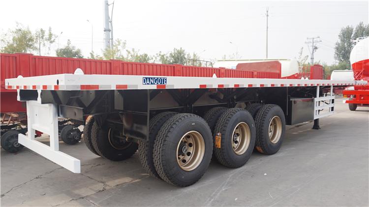 40 ft Triple Axle Flat Bed Trailer for Sale | Platform Semi Trailer