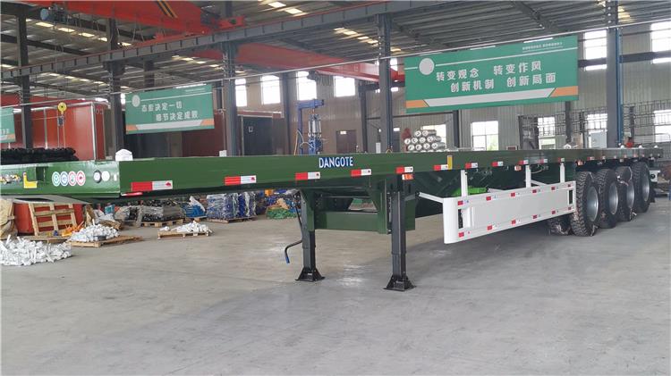 Dangote Trailer | 4 Axle 48 ft 53 ft Flatbed Trailer for Sale in Nigeria