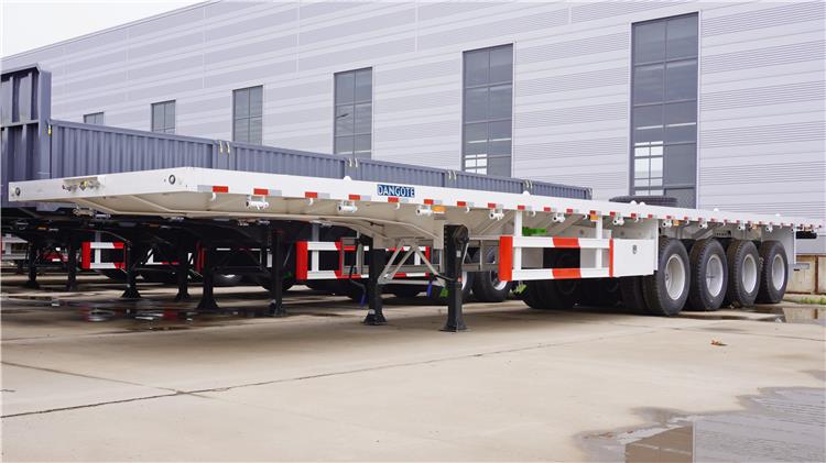 Dangote 40 foot Flatbed Container Semi Trailer for Sale Manufacturer