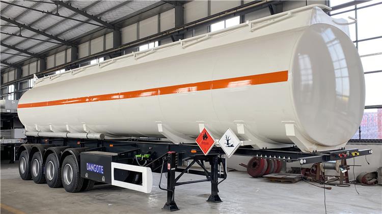 4 Axle 50000 Litres Crude Oil Tanker Trailer Price for Sale In Zimbabwe | Dangote Trailer