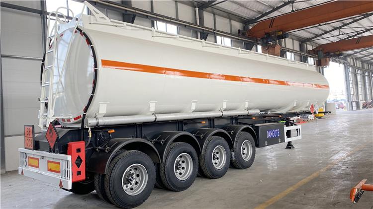 4 Axle 50000 Litres Crude Oil Tanker Trailer Price for Sale In Zimbabwe | Dangote Trailer