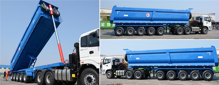 5 Axle 40m3 Dump Trailer Price | Dangote New Tipper Dumper Price for Sale