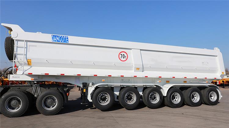 Dangote 6 Axle 45Cbm Tipper Semi Trailer Price | Price of New Tipper Trailers for Sale In Ghana