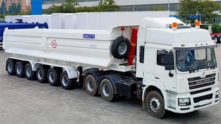 Dangote 6 Axle 45Cbm Tipper Semi Trailer Price | Price of New Tipper Trailers for Sale In Ghana
