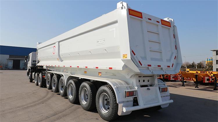 Dangote 6 Axle 45Cbm Tipper Semi Trailer Price | Price of New Tipper Trailers for Sale In Ghana