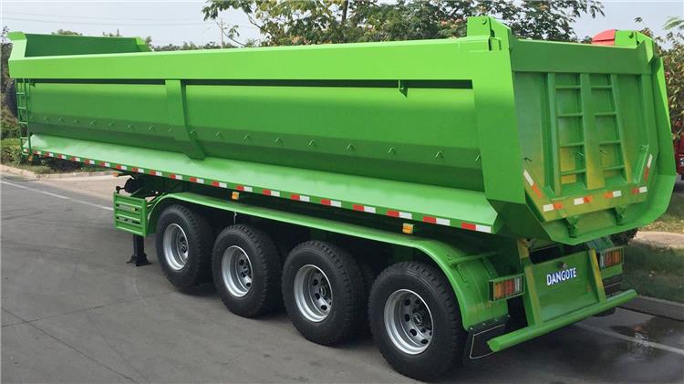 Price of 4 Axle 40CBM U Shape Rear Dumper Semi Trailer for Sale | Dangote Trailer