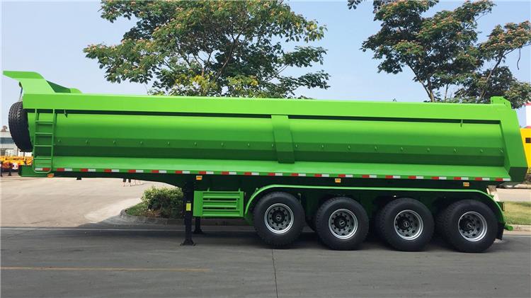 Price of 4 Axle 40CBM U Shape Rear Dumper Semi Trailer for Sale | Dangote Trailer