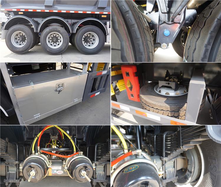 Tri Axle 60 Ton Tractor Tipper Trailer for Sale In Nigeria Lagos