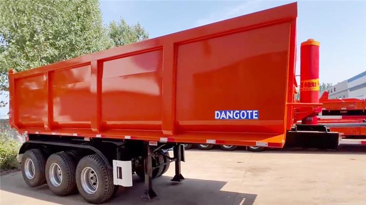 Dangote 30m3 Semi Tipper Tip Trailer for Sale In Tanzania