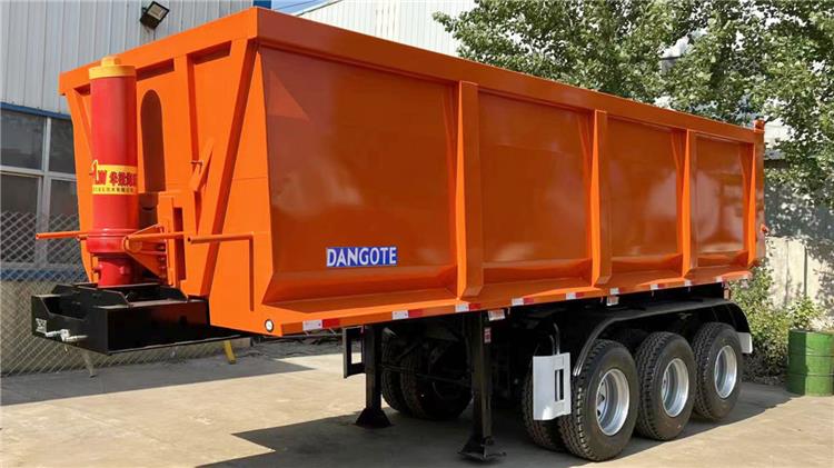 Dangote 30m3 Semi Tipper Tip Trailer for Sale In Tanzania