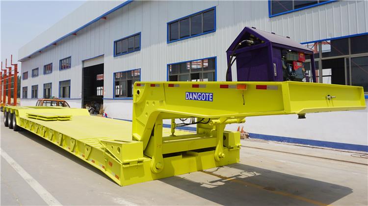 Dangote 3 Line 6 Axle 120 Ton Detachable Lowboys Neck Trailer for Sale in Lagos