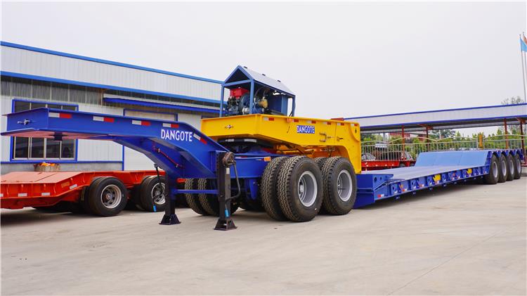 Dangote 150 Ton Removable Gooseneck Trailer with Dolly for Sale | Rgn Lowboy Trailer