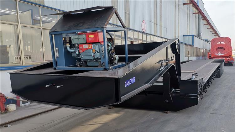 Dangote 60 Ton Excavator Lowboy Semi Trailer Price for Sale In Zimbabwe