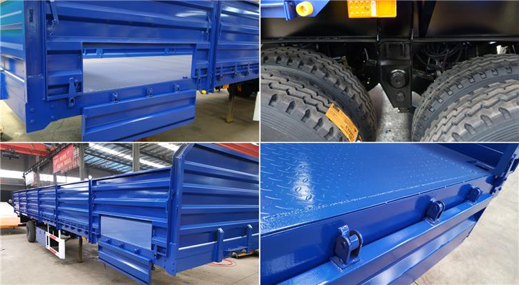 Tri Axle Grain Transport Trailer | Drop Side Trailer -Dangote Trailer