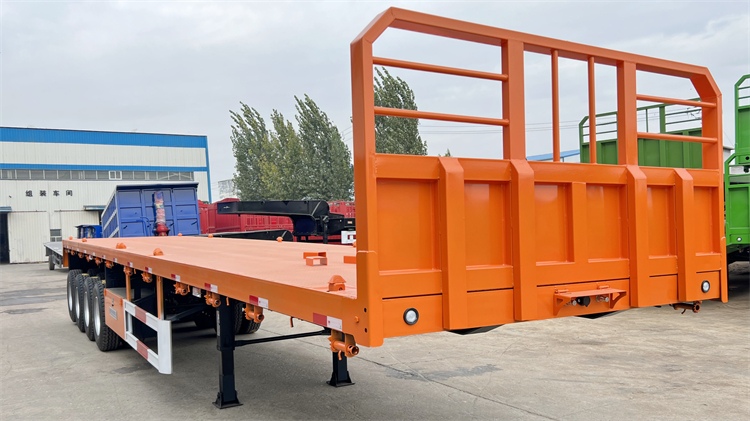 Dangote 4 Axle Flat Bed Trailer for Sale | What is the Price of Dangote Truck?