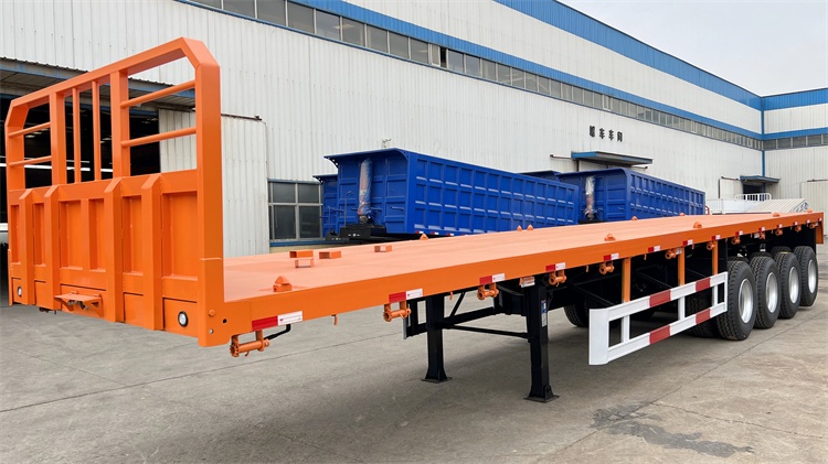 Dangote 4 Axle Flat Bed Trailer for Sale | What is the Price of Dangote Truck?