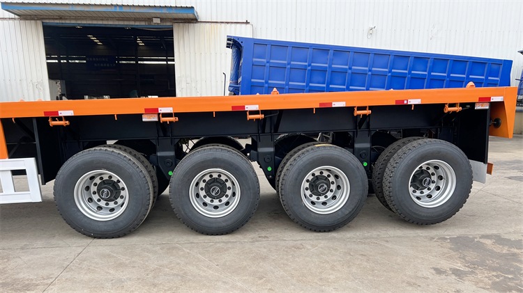 Dangote 4 Axle Flat Bed Trailer for Sale | What is the Price of Dangote Truck?