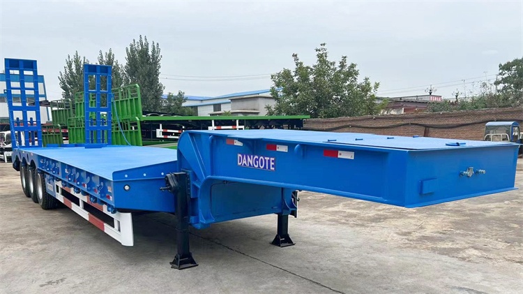 Dangote Low Bed Semi Trailer | Low Bed Trailer Price | Tri Axle Low Bed Trailer for Sale In Nigeria