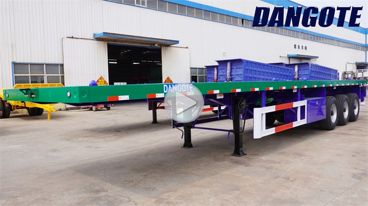 Dangote 40 ft Flat Bed Truck Trailer for Sale In Nigeria Lagos