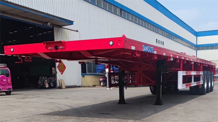 Dangote Truck Trailer | 40 ft Flatbed Container Trailer for Sale In Nigeria
