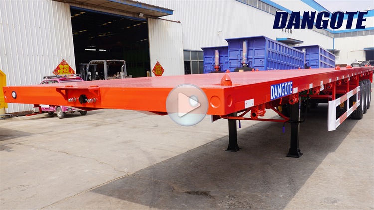 Dangote Truck Trailer | 40 ft Flatbed Container Trailer for Sale In Nigeria