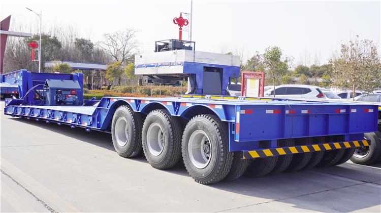 Dangote 120 Ton Detachable Gooseneck Trailer for Sale In Nigeria