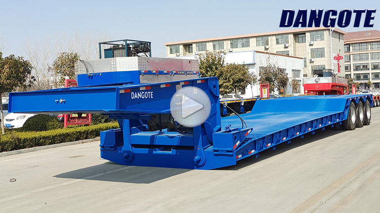 Dangote 120 Ton Detachable Gooseneck Trailer for Sale In Nigeria