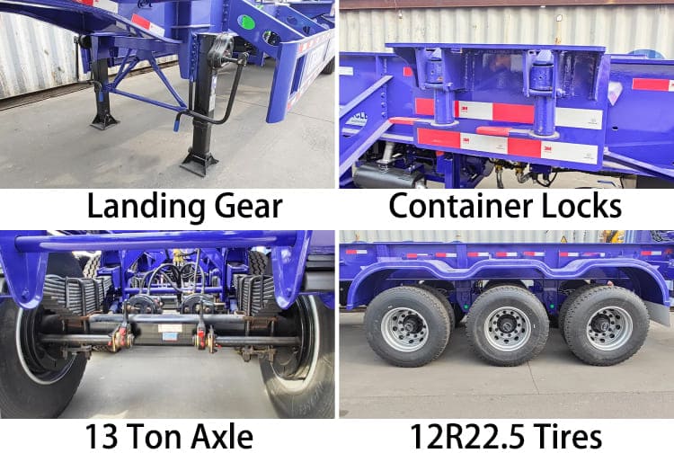 Dangote Trailer 40 Feet Container Side Lifter for Sale  