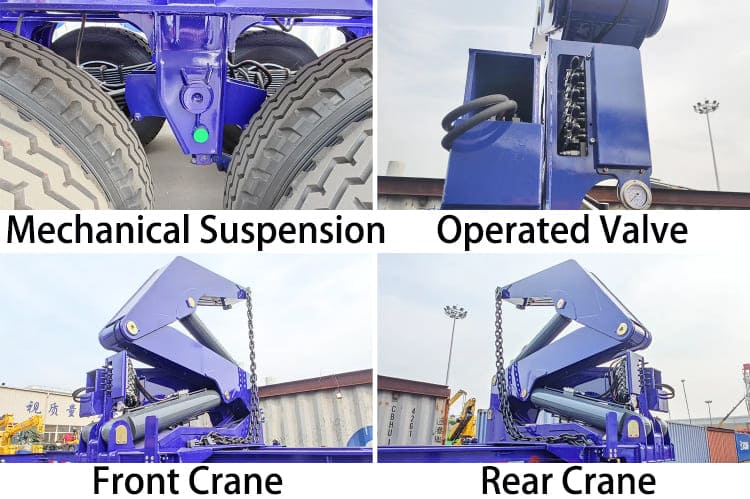 Dangote Trailer 40 Feet Container Side Lifter for Sale  
