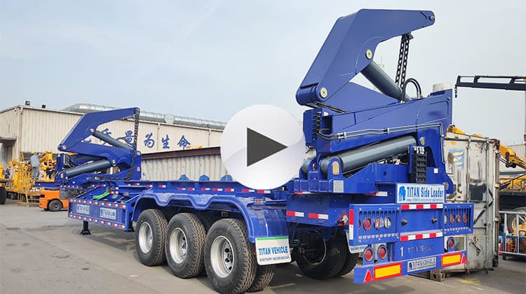 Dangote Trailer 40 Feet Container Side Lifter for Sale  