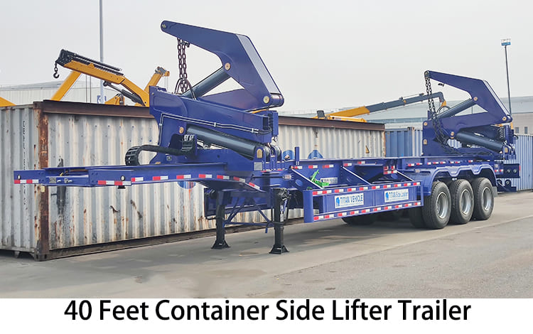 Dangote Trailer 40 Feet Container Side Lifter for Sale  