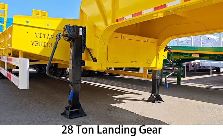 Dangote Trailer Price 40 Feet Low Bed Semi Trailer for Sale