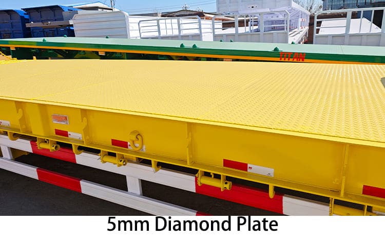 Dangote Trailer Price 40 Feet Low Bed Semi Trailer for Sale