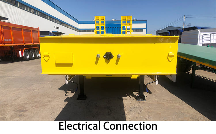 Dangote Trailer Price 40 Feet Low Bed Semi Trailer for Sale