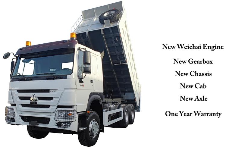 Second Hand Howo 10 Wheeler Dump Truck 380HP 6x4 Price In Abuja, Nigeria