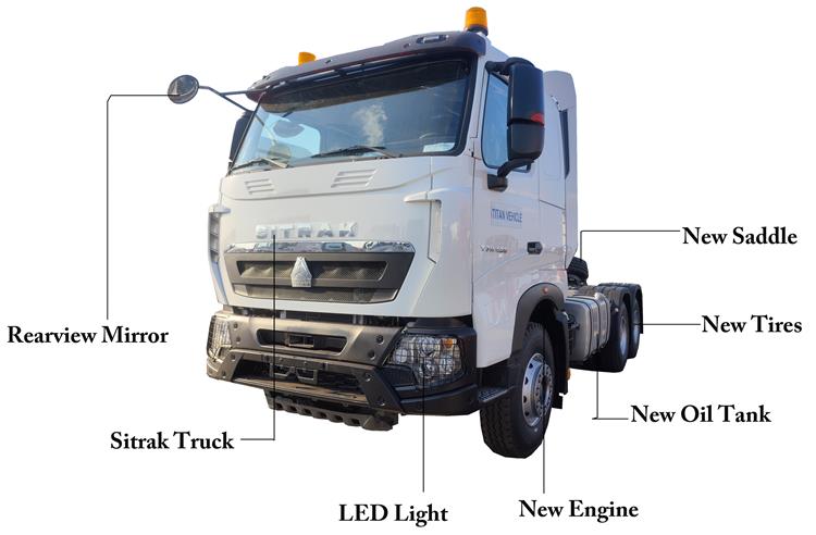 Used Dangote Sinotruk Sitrak T7H 430 Truck Tractor for Sale In Nigeria Lagos