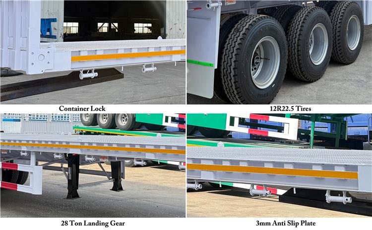 Dangote Tirple Axle Flatbed Trailer for Sale In Nigeria Lagos