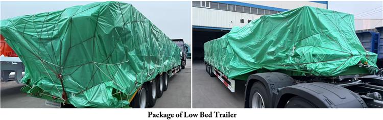 Dangote 4 Axle 100 Ton Low Bed Trailer Price for Sale In Abuja, Nigeria