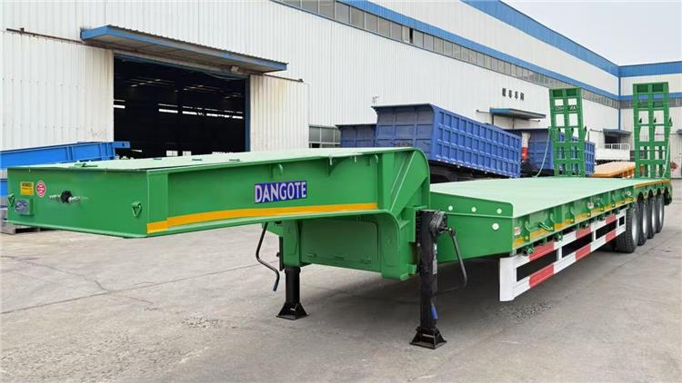 Dangote 4 Axle 100 Ton Low Bed Trailer Price for Sale In Abuja, Nigeria