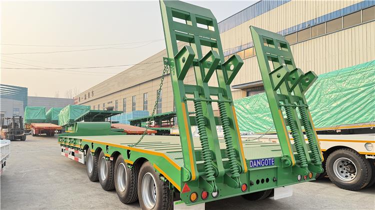 Dangote 4 Axle 100 Ton Low Bed Trailer Price for Sale In Abuja, Nigeria
