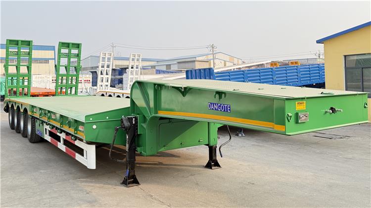 Dangote 4 Axle 100 Ton Low Bed Trailer Price for Sale In Abuja, Nigeria