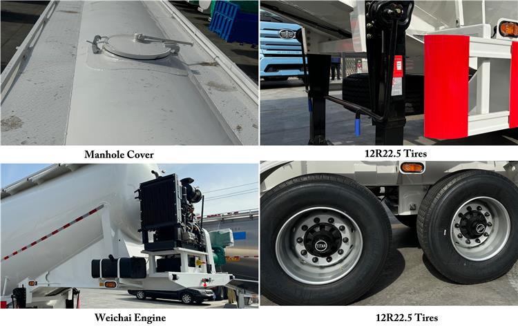 Dangote 35CBM Bulk Cement Tanker Trailer Price for Sale In Nigeria Abuja