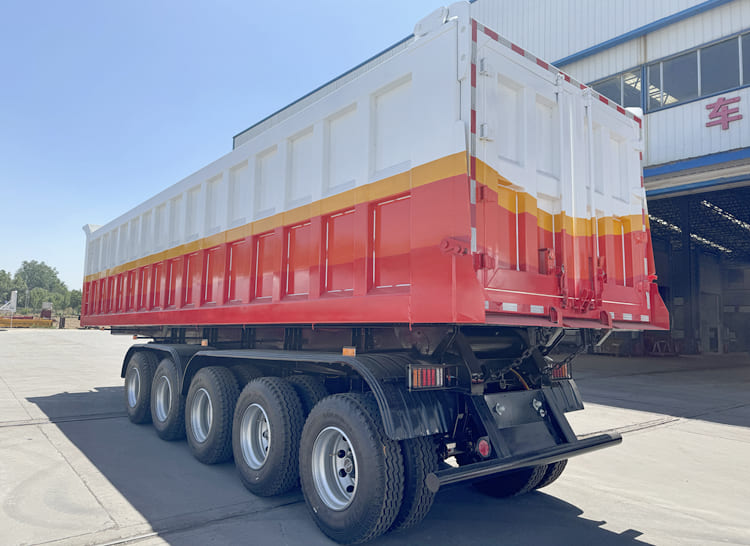 Tipper Semi Trailer Price-5 Axle Heavy Duty
