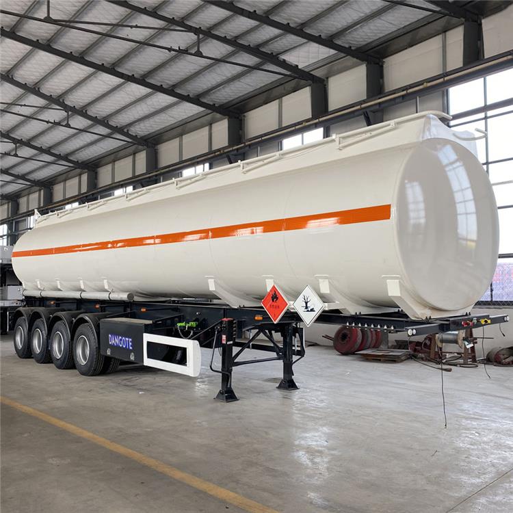 4 Axle 50000 Litres Crude Oil Tanker Trailer